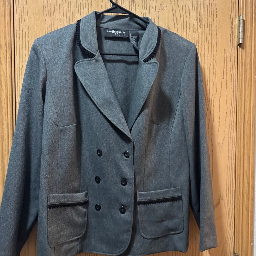Sag Harbor double breasted blazer size 16W